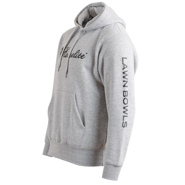 Henselite Hoodie Unisex Grey Marle Lawn Bowls 3Q