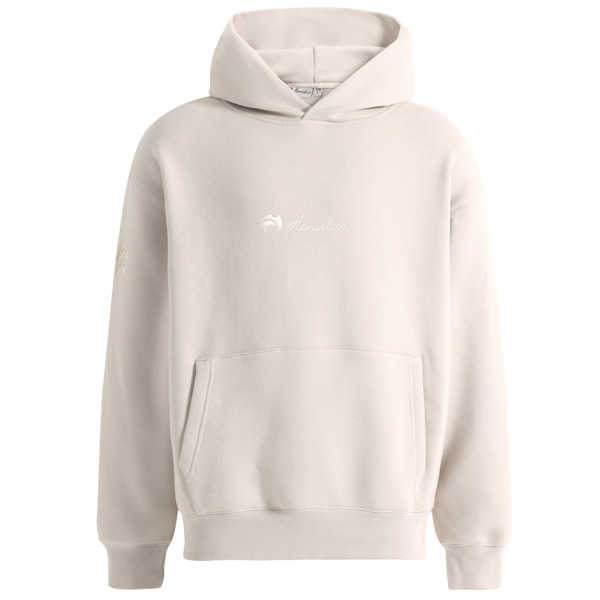 Henselite Oversize Hoodie Unisex Almond Front Henselite Oversize Hoodie Unisex Almond Front