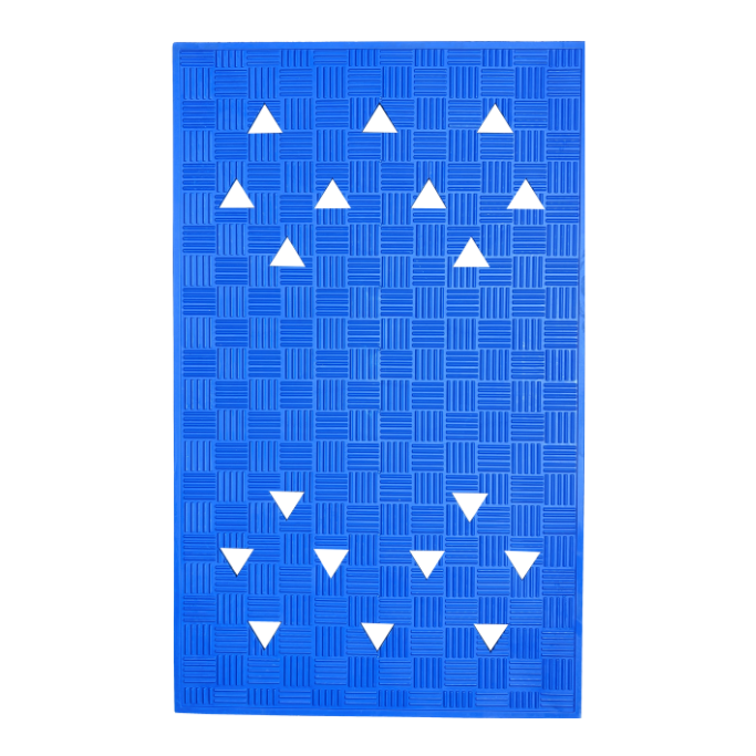 Henselite Ultra Grip Lawn Bowls Mat Royal Blue Rear