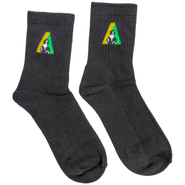 Henselite Performance Crew Socks Black Dual