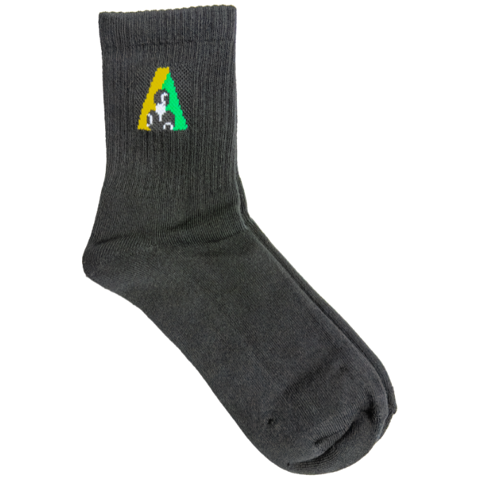 Henselite Performance Crew Socks Black Single