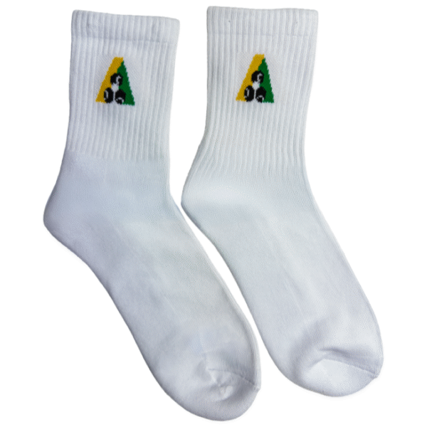 Henselite Performance Crew Socks White Dual