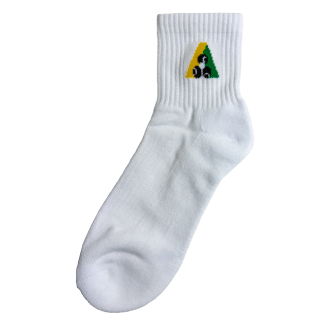 Henselite Short Crew Sock White Single Henselite Short Crew Sock White Single