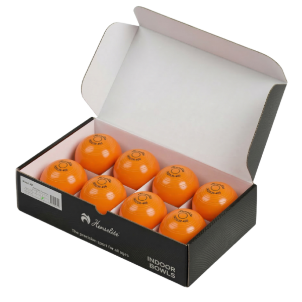 Henselite Indoor Bowls Model 400 Orange New Henselite Indoor Bowls Model 400 Orange New