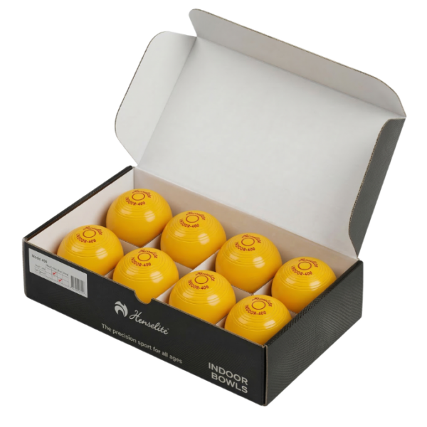 Henselite Indoor Bowls Model 400 Yellow New Henselite Indoor Bowls Model 400 Yellow New